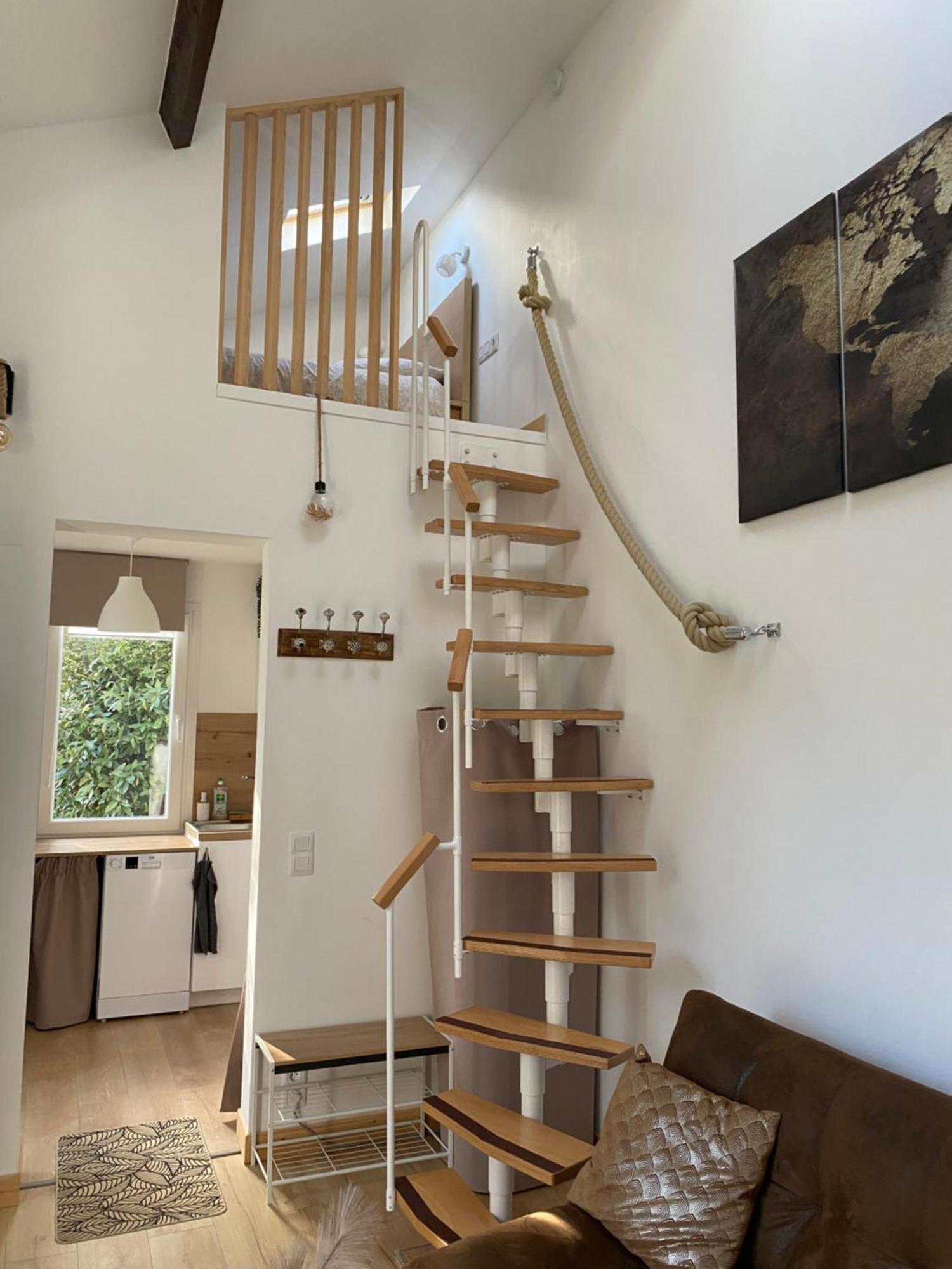 The Little Oak - Tiny House With Bed On Mezzanine & Terrace - From 1 To 4 P Disney, Paris & Cdg *