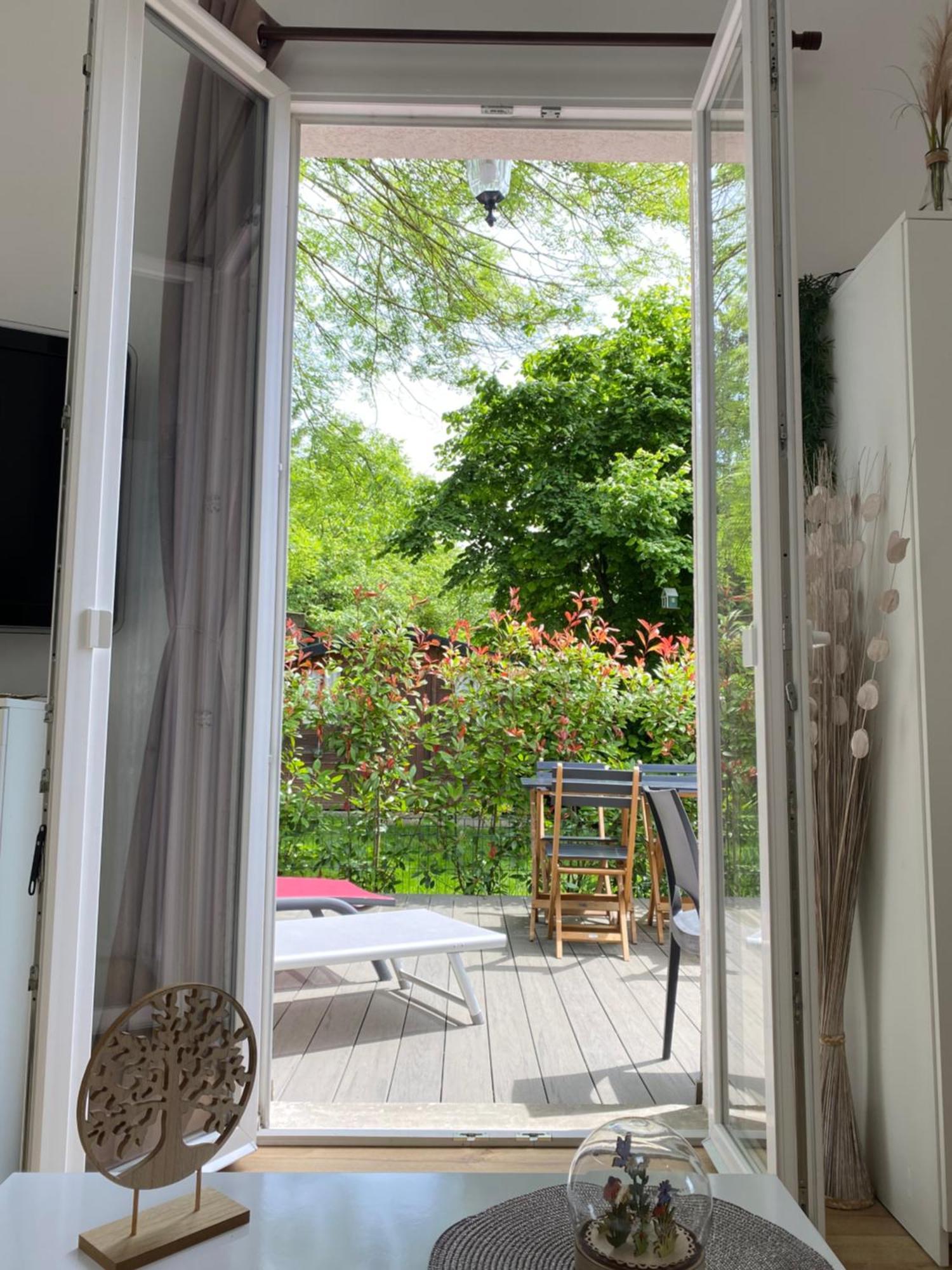 Ferienhaus The Little Oak - Tiny House With Bed On Mezzanine & Terrace - From 1 To 4 P Disney, Paris & Cdg